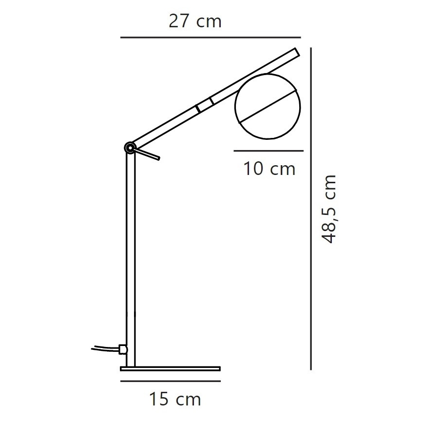 Nordlux - Lampada da tavolo CONTINA 1xG9/5W/230V nero