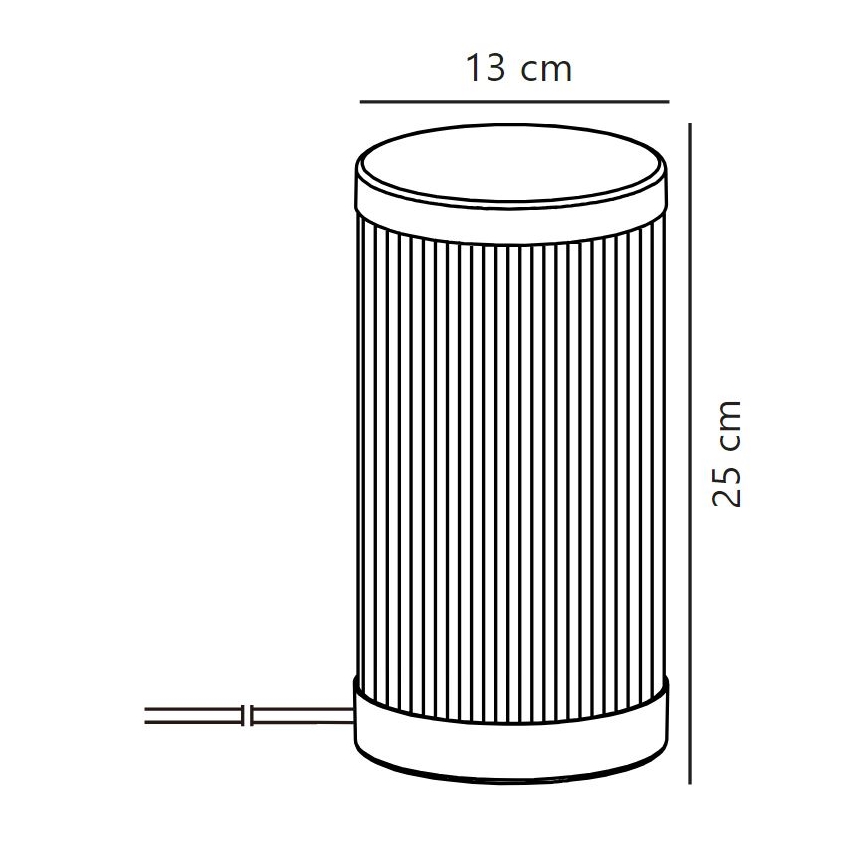 Nordlux - Lampada da tavolo da esterno COUPAR 1xE27/25W/230V IP54 beige