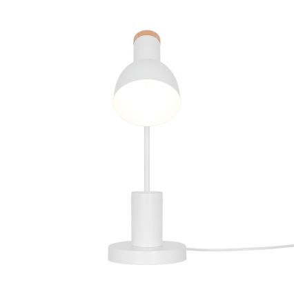 Nordlux - Lampada da tavolo DEVONE 1xE27/15W/230V bianca