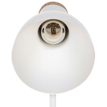 Nordlux - Lampada da tavolo DEVONE 1xE27/15W/230V bianca