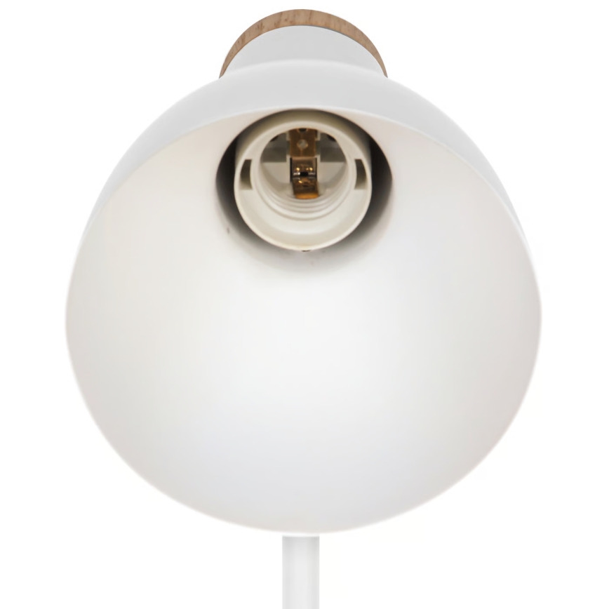 Nordlux - Lampada da tavolo DEVONE 1xE27/15W/230V bianca