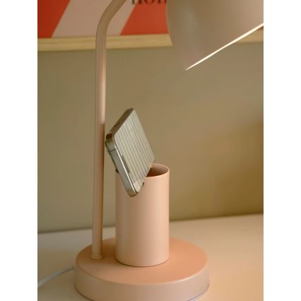 Nordlux - Lampada da tavolo DEVONE 1xE27/15W/230V rosa