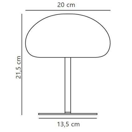Nordlux - Lampada da tavolo LED da esterno dimmerabile SPONGE LED/4,8W/3,7V IP65