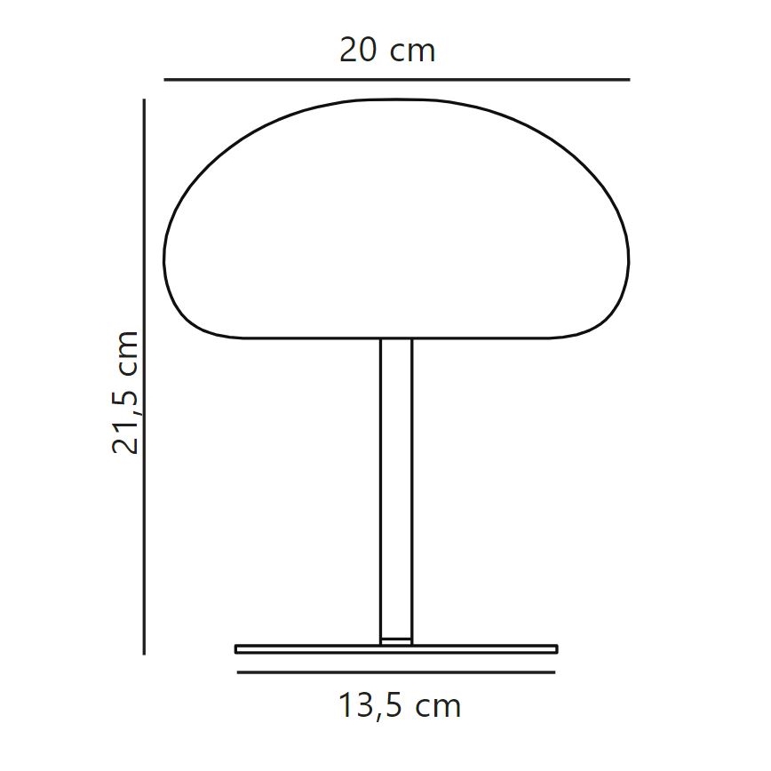 Nordlux - Lampada da tavolo LED da esterno dimmerabile SPONGE LED/4,8W/3,7V IP65
