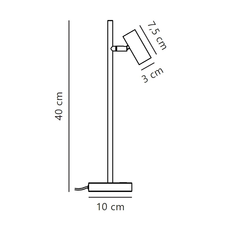 Nordlux - Lampada da tavolo LED dimmerabile OMARI LED/3,2W/230V bianco