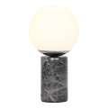 Nordlux - Lampada da tavolo LILLY 1xE14/25W/230V marmo/grigio