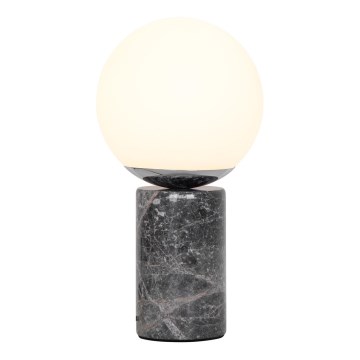 Nordlux - Lampada da tavolo LILLY 1xE14/25W/230V marmo/grigio