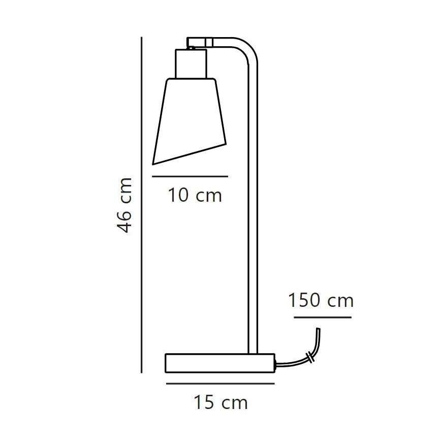 Nordlux - Lampada da tavolo MOLLI 1xE14/25W/230V
