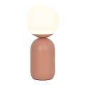 Nordlux - Lampada da tavolo NOTTI 1xE14/25W/230V marrone