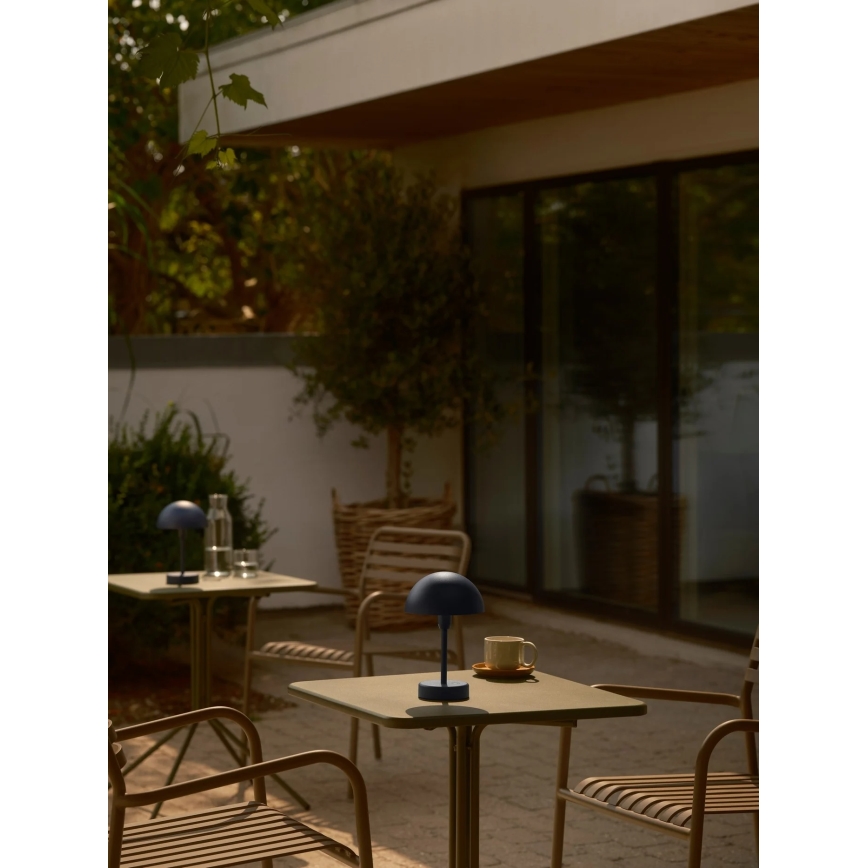 Nordlux - Lampada da tavolo per esterni LED ricaricabile dimmerabile a sfioramento ELLEN LED/2,8W/3,7V IP44 blu