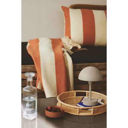 Nordlux - Lampada da tavolo ricaricabile dimmerabile per esterni ELLEN LED/2,8W/3,7V IP44 beige