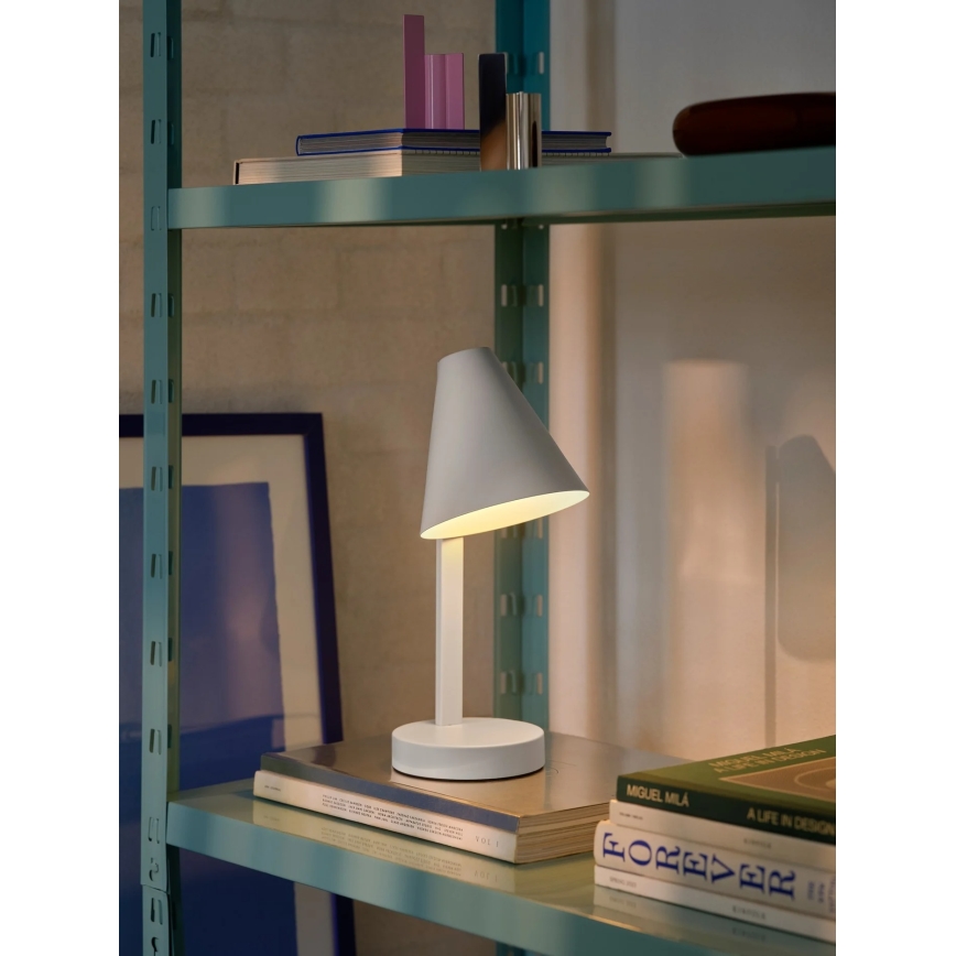 Nordlux - Lampada da tavolo WILMER 1xE14/40W/230V bianca