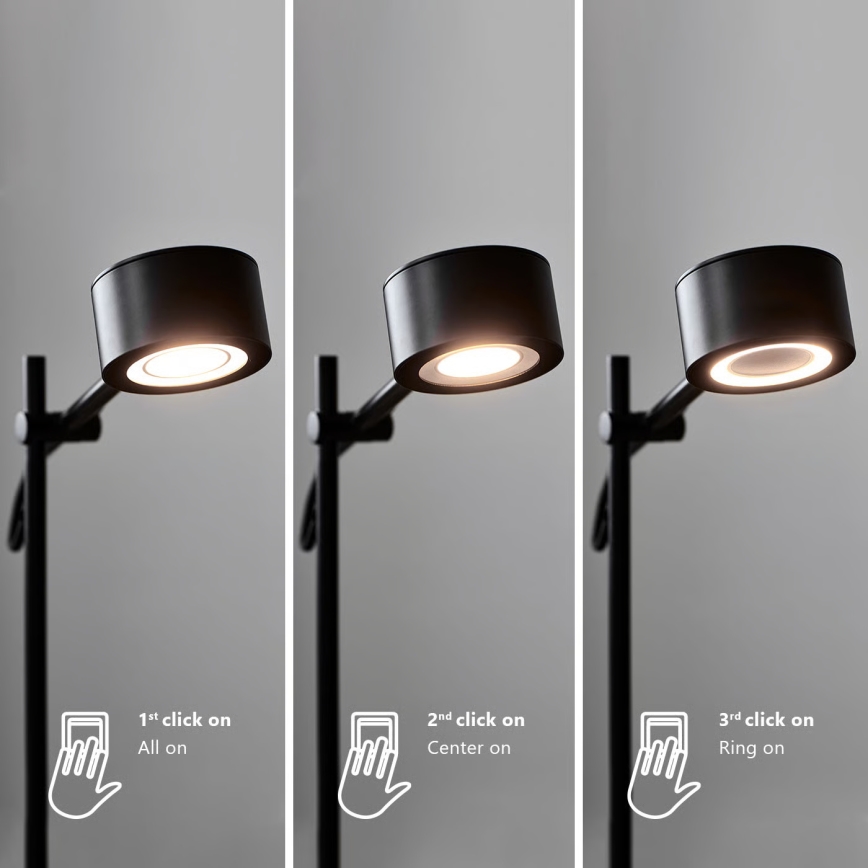 Nordlux - Lampada da terra dimmerabile a LED CLYDE 2xLED/4W/230V