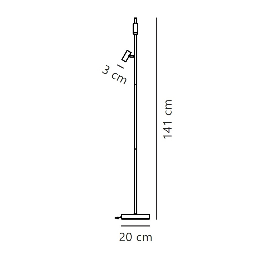 Nordlux - LED Dimmerabile touch lampada con piedistallo OMARI 2xLED/3,2W/230V bianco