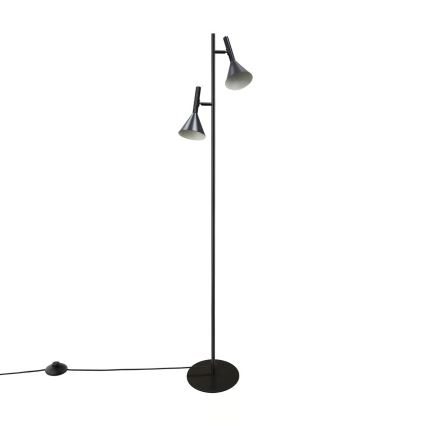 Nordlux - Lampada da terra KELVIS 2xGU10/12W/230V nera