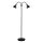 Nordlux - Lampada da terra RAY 2xE14/25W/230V nera