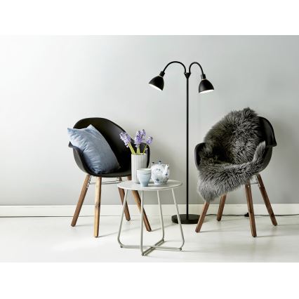 Nordlux - Lampada da terra RAY 2xE14/25W/230V nera