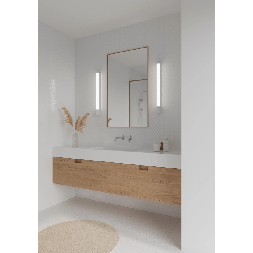 Nordlux - Illuminazione LED per specchio da bagno con presa MALAIKA LED/15W/230V IP44 68,4 cm bianco