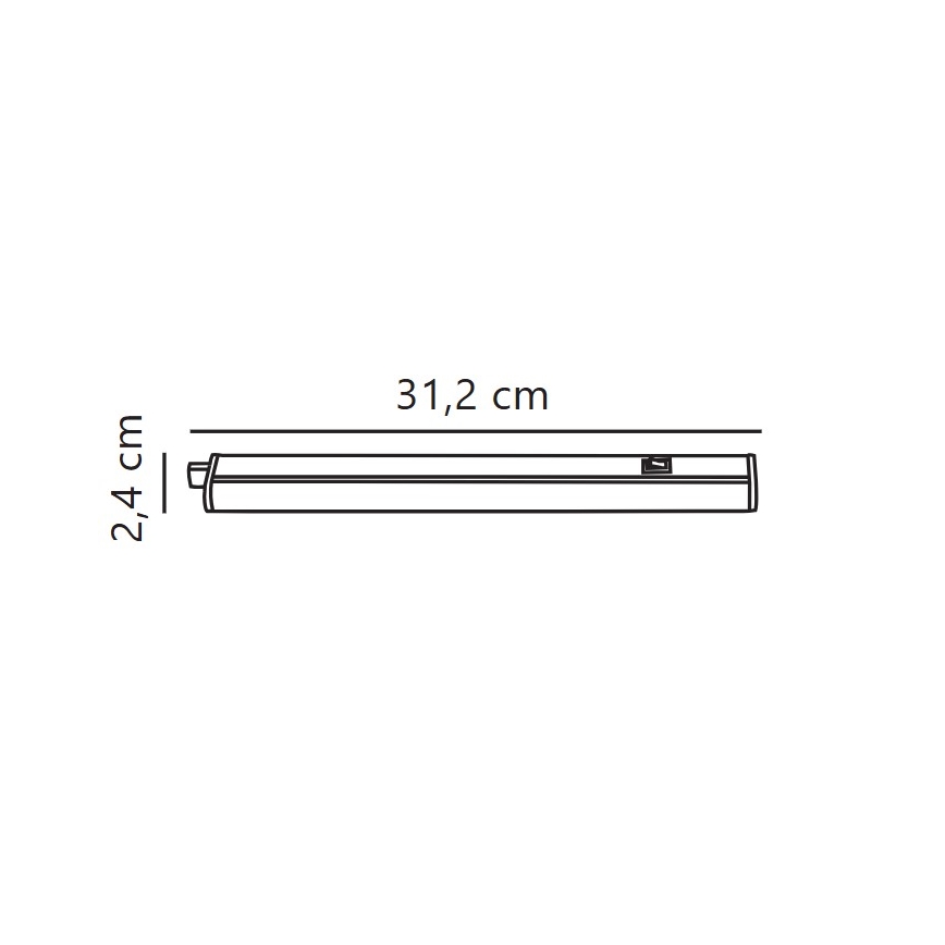 Nordlux - Lampada LED sottopensile LATONA LED/4W/230V 3000/4000K  31,2 cm