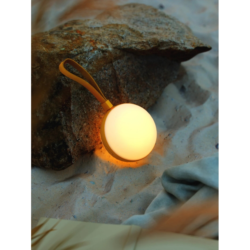 Nordlux - Lampada portatile ricaricabile a LED LED/1W/3,7V IP54 giallo
