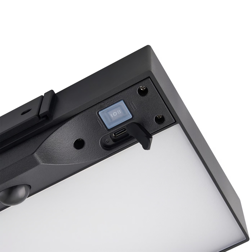 Nordlux - Lampada da parete solare LED con sensore MONAY LED/5W/5V 3000K IP44 2000 mAh nero