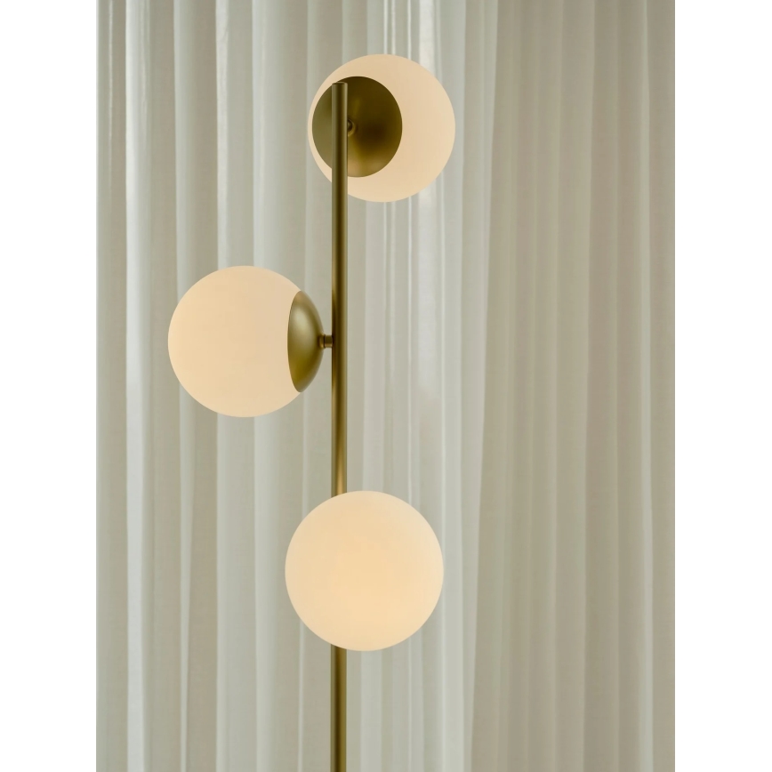 Nordlux - Lampadaire sur pied LILLY 3xE14/10W/230V en laiton