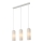Nordlux - Lampadario a cavo MIELLA 3xE27/25W/230V bianco