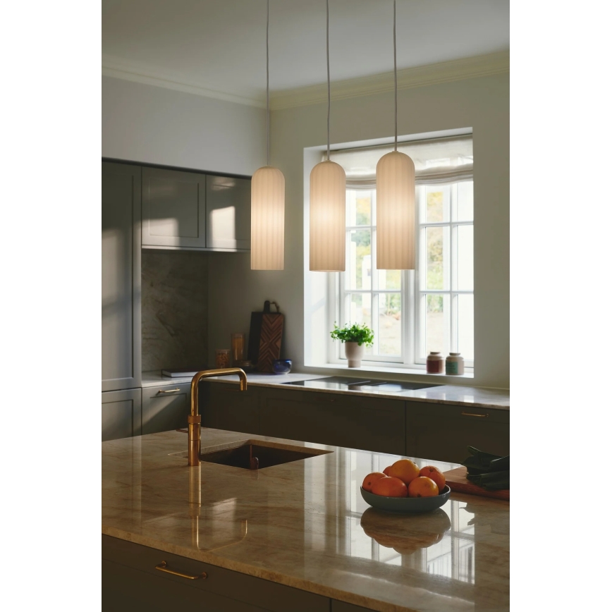 Nordlux - Lampadario a cavo MIELLA 3xE27/25W/230V bianco