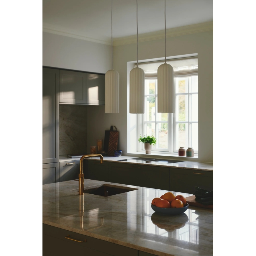 Nordlux - Lampadario a cavo MIELLA 3xE27/25W/230V bianco