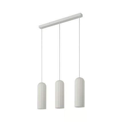 Nordlux - Lampadario a cavo MIELLA 3xE27/25W/230V bianco