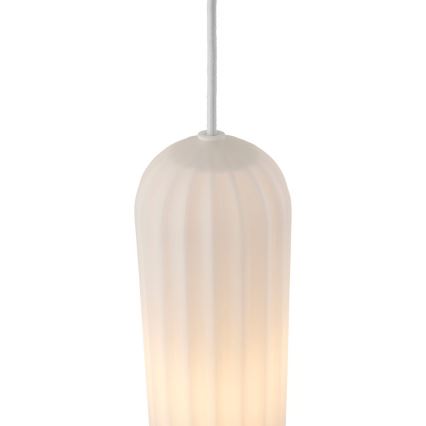 Nordlux - Lampadario a cavo MIELLA 3xE27/25W/230V bianco
