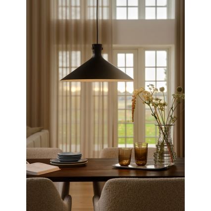 Nordlux - Lampadario a sospensione con cavo DORINA 1xE27/60W/230V nero