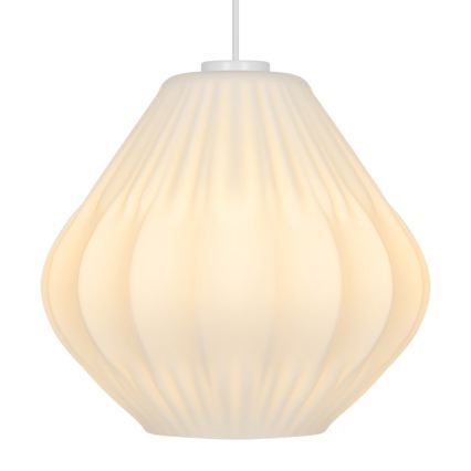 Nordlux - Lampadario a sospensione con cavo MALUCA 1xE27/15W/230V Ø 29 cm bianco