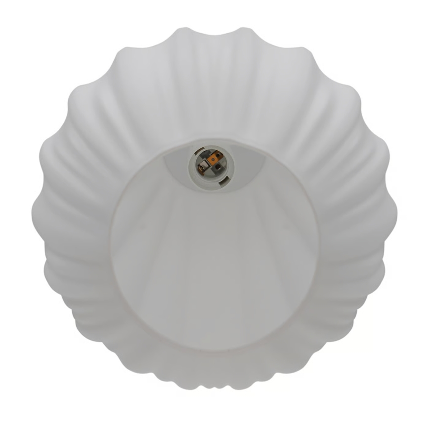 Nordlux - Lampadario a sospensione con cavo MALUCA 1xE27/15W/230V Ø 29 cm bianco