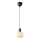 Nordlux - Lampadario a sospensione con cavo MILFORD 1xE27/40W/230V nero
