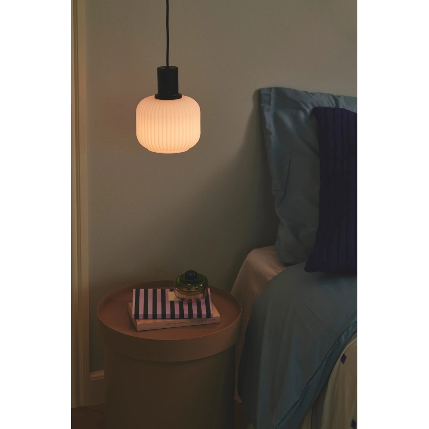 Nordlux - Lampadario a sospensione con cavo MILFORD 1xE27/40W/230V nero