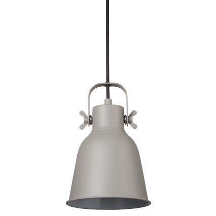 Nordlux - Lampadario a sospensione con filo ADRIAN 1xE27/25W/230V diametro 16 cm grigio