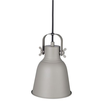 Nordlux - Lampadario a sospensione con filo ADRIAN 1xE27/25W/230V diametro 16 cm grigio
