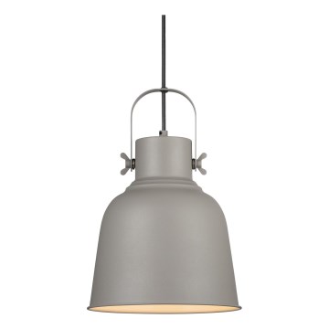 Nordlux - Lampadario a sospensione con filo ADRIAN 1xE27/25W/230V diametro 25 cm grigio