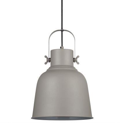 Nordlux - Lampadario a sospensione con filo ADRIAN 1xE27/25W/230V diametro 25 cm grigio