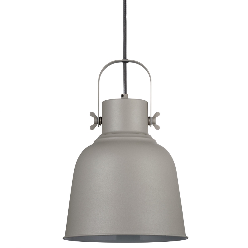 Nordlux - Lampadario a sospensione con filo ADRIAN 1xE27/25W/230V diametro 25 cm grigio