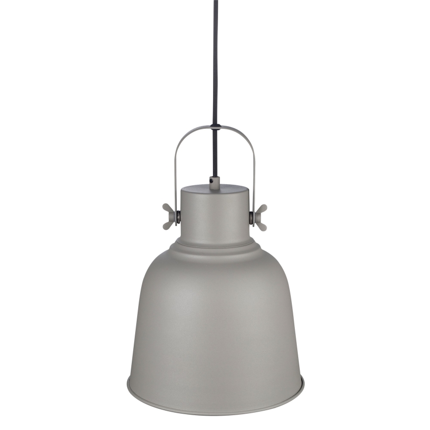 Nordlux - Lampadario a sospensione con filo ADRIAN 1xE27/25W/230V diametro 25 cm grigio