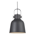 Nordlux - Lampadario a sospensione con filo ADRIAN 1xE27/40W/230V diametro 25 cm antracite