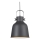 Nordlux - Lampadario a sospensione con filo ADRIAN 1xE27/40W/230V diametro 25 cm antracite