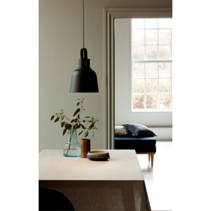 Nordlux - Lampadario a sospensione con filo ADRIAN 1xE27/40W/230V diametro 25 cm antracite