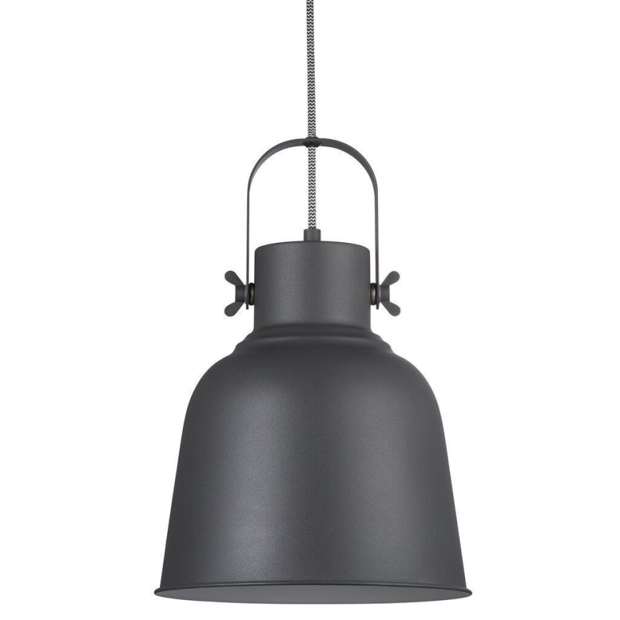 Nordlux - Lampadario a sospensione con filo ADRIAN 1xE27/40W/230V diametro 25 cm antracite
