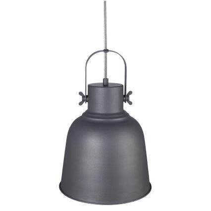 Nordlux - Lampadario a sospensione con filo ADRIAN 1xE27/40W/230V diametro 25 cm antracite