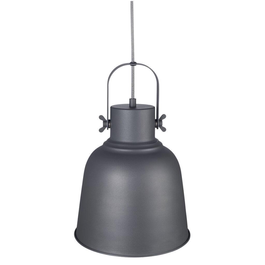 Nordlux - Lampadario a sospensione con filo ADRIAN 1xE27/40W/230V diametro 25 cm antracite