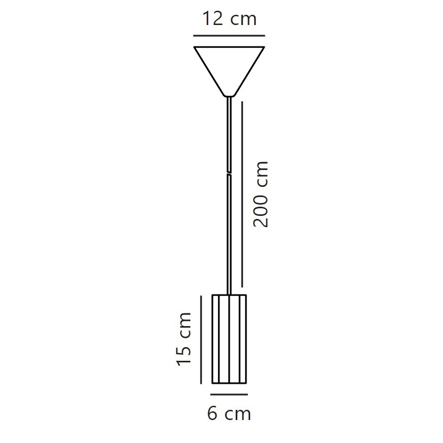 Nordlux - Lampadario a sospensione con filo ALANIS 1xGU10/15W/230V