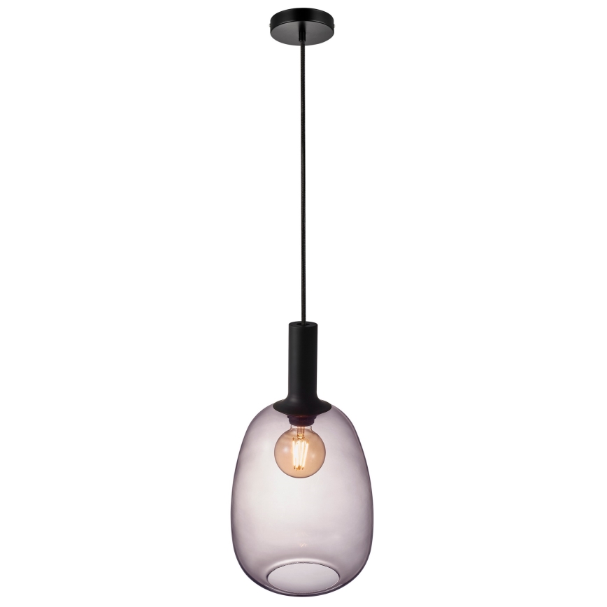Nordlux - Lampadario a sospensione con filo ALTON 1xE27/60W/230V nero